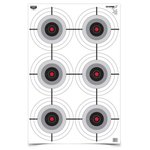Birchwood Casey 37037 EZE-Scorer Bullseye Paper Hanging Universal 23" x 35" Black/White 5 Pack