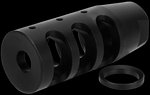 Tacfire Steel Nitride Compact Compensator 5.56mm 1/2x28 Threaded