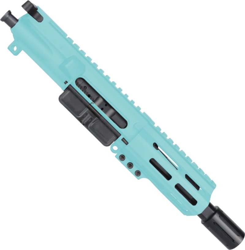 ABC RIFLE COMPANY AR-15 .223 Remington/5.56x45mm NATO Micro Pistol 5in Barrel M-LOK Handguard Upper Receiver w/BCG And Charging Handle