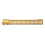 Aero Precision AR15 15" ATLAS S-ONE M-LOK Handguard - Gold Anodized - APSL100522