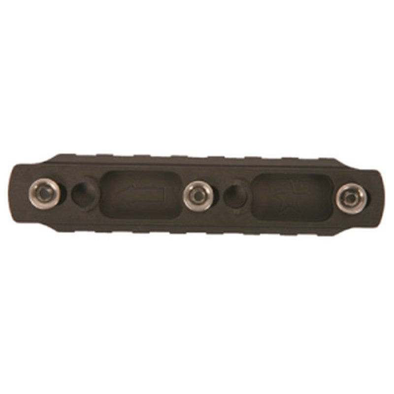 Bravo Company BCM Gunfighter KeyMod 4in Picatinny Rail Section (1913) Black