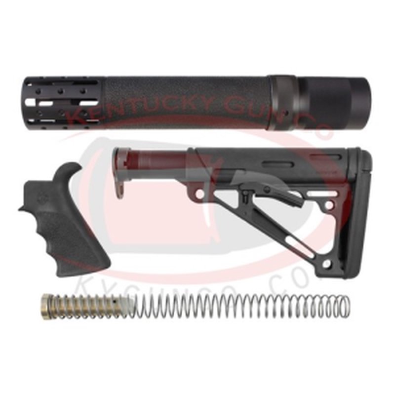 Hogue 15078 AR-15/M-16 Kit Finger Groove Beavertail Grip Black