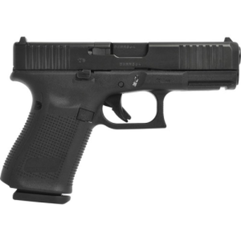 Glock 19 MOS Gen5 9mm Compact Pistol Optic-Ready 15-Round Black