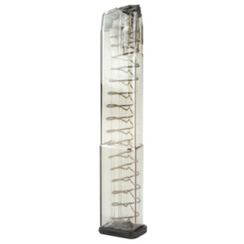 ETS GLK18G2 Gen 2 Glock 9mm 32-Round Extended Magazine Clear Polymer
