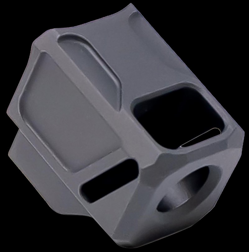 Faxon EXOS-533 Pistol Compensator 1/2x28 6061 Aluminum Black