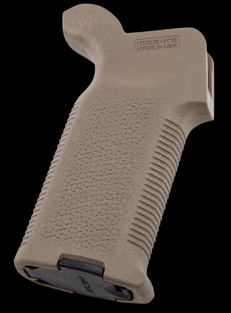 Magpul Original Equipment K2 AR Grip Flat Dark Earth Polymer Aggressive Texture MAG522FDE