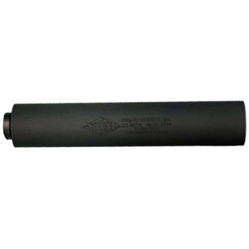 YANKEE HILL MACHINE COMPANY 22 Mite Sound Suppressor 1/2" x 28 Threads Black