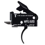 TriggerTech AR9/MPX Two Stage Trigger Black on Black Adaptable Curved 2.5-5.0 lb ARP-TBB-25-NNC