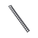 Ergo 7in Low Profile Picatinny Rail Cover Polymer Graphite Gray 3-Pack