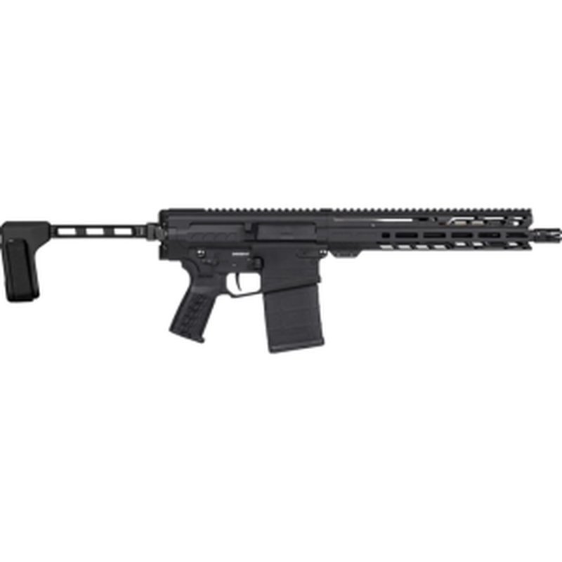 CMMG DISSENT Mk3 38A850C-AB Pistol .308 Win 12.5" 20rd Semi-Auto Armor Black, Side Charger, Adjustable Gas Block