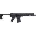 CMMG DISSENT Mk3 38A850C-AB Pistol .308 Win 12.5" 20rd Semi-Auto Armor Black, Side Charger, Adjustable Gas Block