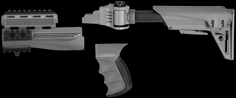 ATI Outdoors Advanced Technology AK-47 SForce Gray Stock System