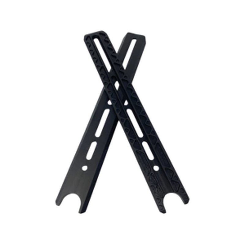 Salmon River Solutions M-LOK ARCA Rail Full Length Aluminum Black