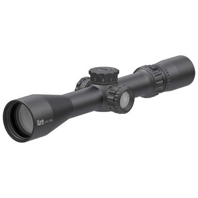 March Compact Tactical 2.5-25x42mm SFP MML Reticle Riflescope
