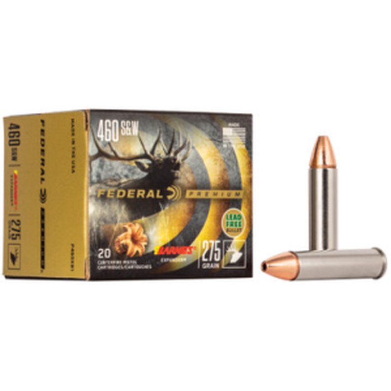Federal P460XB1 Premium .460 S&W Magnum 275gr Barnes Expander BRX Ammo