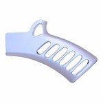 Guntec USA Ultralight Series Skeletonized Aluminum Featureless Grip Anodized Grey
