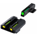 TruGlo TFO Green Tritium Fiber Optic Front & Rear Sights for Ruger SR9 SR9c
