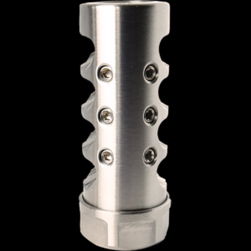 American Precision Arms Gen 4 Little Bastard Muzzle Brake 5/8-24 30 Cal Stainless