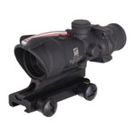 Trijicon ACOG TA31 BAC Rifle Scope 4x 32mm Dual-Illuminated Red Horseshoe Dot 223 Remington Reticle with TA51 Flattop Mount Matte Black