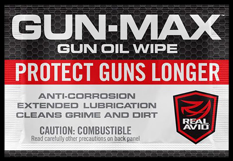 Real Avid AVGMW25 GunMax gun oil wipes 25 count corrosion protection