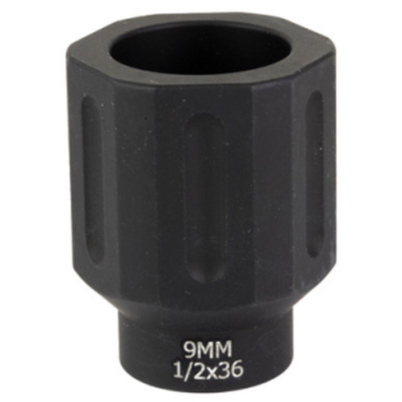 Battle Arms Development Hex Flashcan 9mm 1/2x36 Anodized Blast Diverter