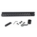 Bravo Company KMR Alpha 17" Keymod Free Float Handguard for AR-15 Black