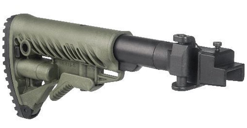 FAB Defense Galil-Style Folding Collapsible AK47 Buttstock Metal Joint OD Green