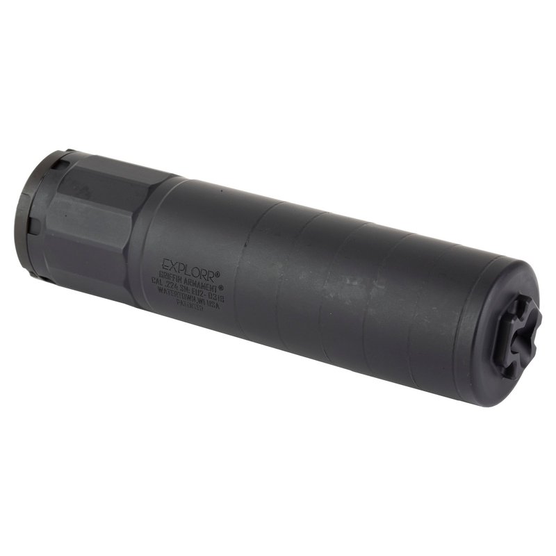 Griffin Armament Explorr Suppressor 5.56 NATO Stainless Steel