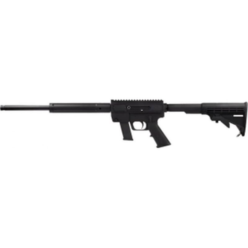 Just Right Carbines Gen3 9mm 17" Threaded Barrel Takedown Rifle (Glock Mag, Black)
