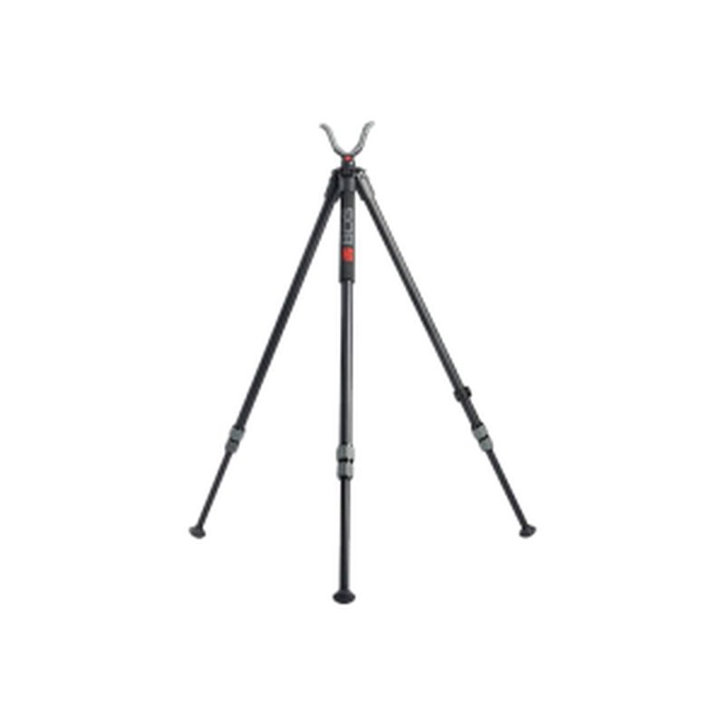 BOG DeadShot Tripod, Black Aluminum, 25-64" Height Range, Compatible with Firearms