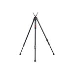 BOG DeadShot Tripod, Black Aluminum, 25-64" Height Range, Compatible with Firearms
