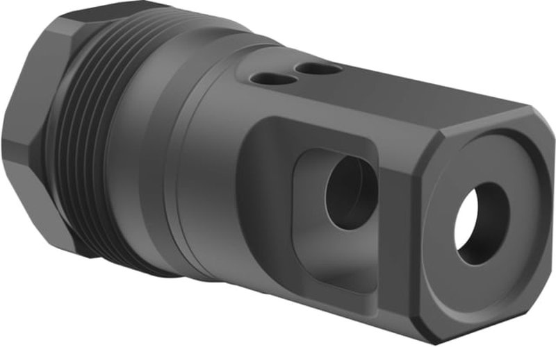 Breek Arms Plan B Echo Single Port Muzzle Brake .223 Remington/5.56x45mm NATO 1/2x28 Nitride Black
