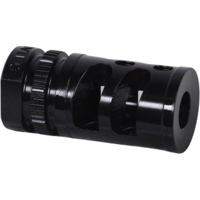 GrovTec G-Comp Muzzle Brake 1/2x36 9MM Luger Steel Nitride