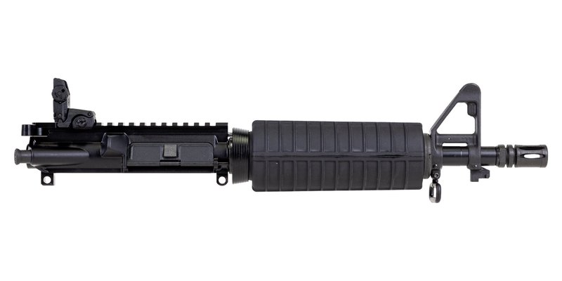 PSA 10.5" 5.56 NATO 1/7 Nitride Classic Upper w/BCG, CH, & Rear MBUS