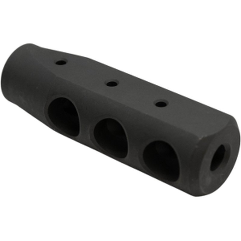 AR-STONER Competition Muzzle Brake 1/2"-28 Thread AR-15 223 Rem, 5.56mm Steel Matte