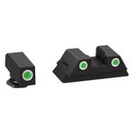 AmeriGlo Green Illuminated Sight Set for Glock 42 Front & Rear
