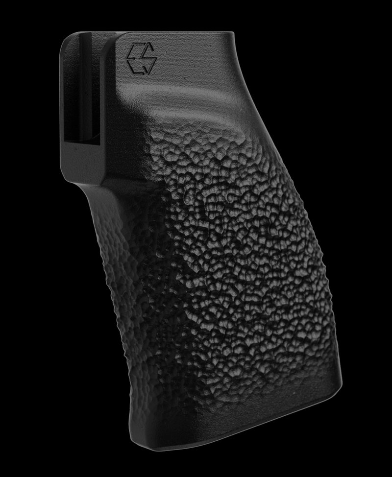 Edgar Sherman Design Pebble Grip Coarse Texture AR-15 Pistol Grip Black