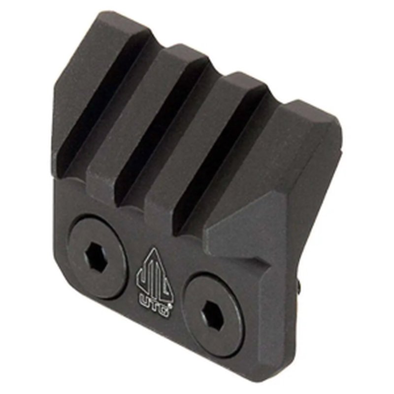 UTG Angled M-LOK Picatinny Rail Section 3-Slot Aluminum Black