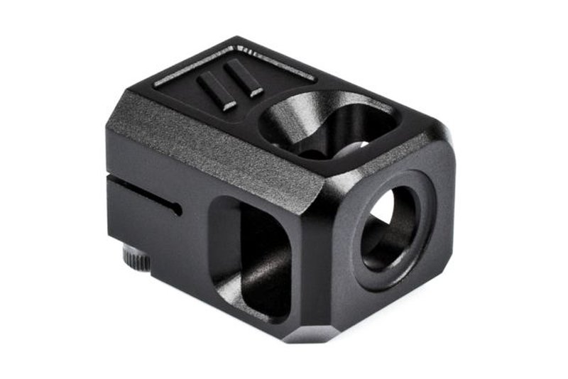 ZEV Technologies Pro V2 9mm Glock Compensator 1/2x28 Black Steel
