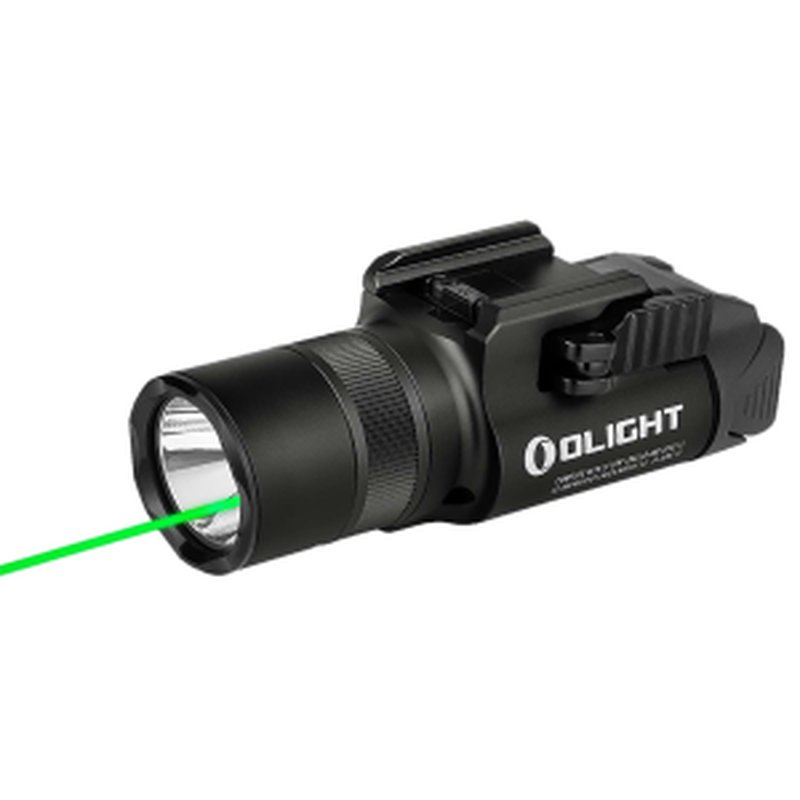 Olight Baldr Pro R Black Gun Light w/ Green Laser 300/500/1,350 Lumens