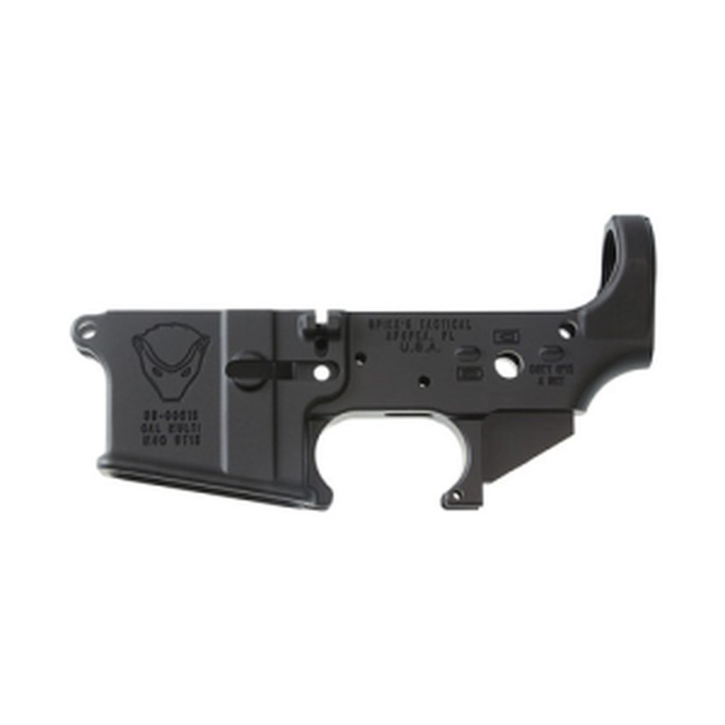 SPIKES TACTICAL HONEY BADGER STRIPPED LOWER BLK 5.5