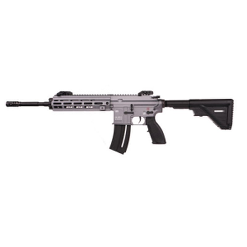 HK USA HK416 22 LR 16.1" 20rd Semi-Auto Rifle - M-LOK - Grey / Black