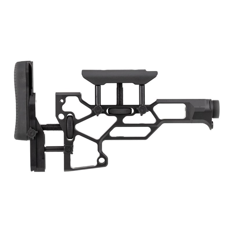 MDT SRS Standard Skeleton Buttstock Fixed Interface Toolless Cheek/LOP 102669-BLK