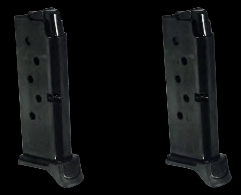 Ruger LCPII Magazine .380 ACP 6-Round Steel Black (2-Pack)