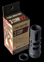 Strike Industries J-Comp V2 Gen 2 Hybrid Compensator Muzzle Brake 1/2x28 .223/5.56