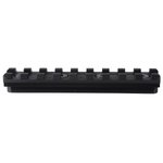 Samson 4" Customizable Rail Section for Evolution Series Free Float Handguard Aluminum Black
