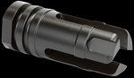Griffin Armament Flash Hider Gen 3 Gate-Lok Stealth 5.56 Black Stainless
