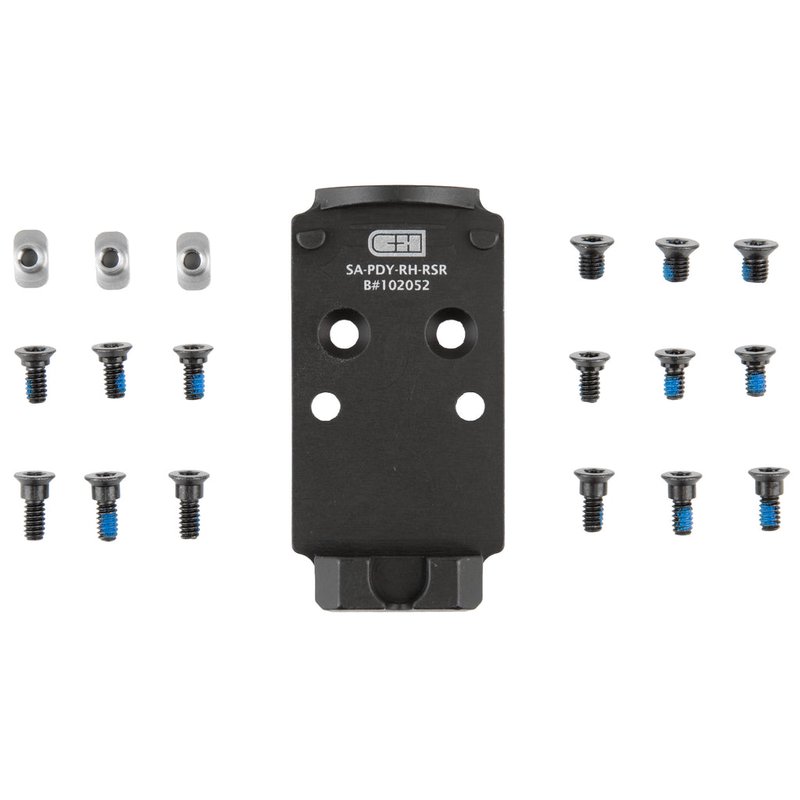 C&H Precision Agency Optic System Plate Springfield Prodigy RMR 407C 507C 508T Rear Sight AOS-RH-RSR