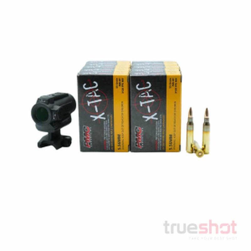Holosun ARO-RDS Red Dot Rifle Sight Bundle 200 Rounds PMC Ammo (5.56 NATO)