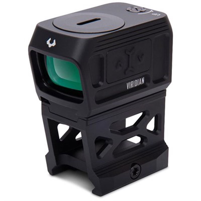 Viridian RFX45 Closed Emitter 1x 5 MOA Green Dot Sight with High Mount
